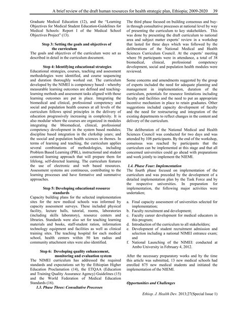 36 the new innovative medical education system in ethiopia background and development(1) | PDF