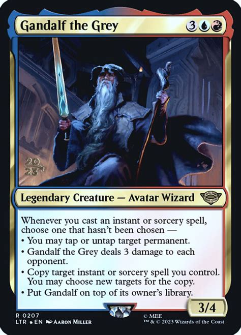 Gandalf The Grey Magic The Gathering Mtg Cards