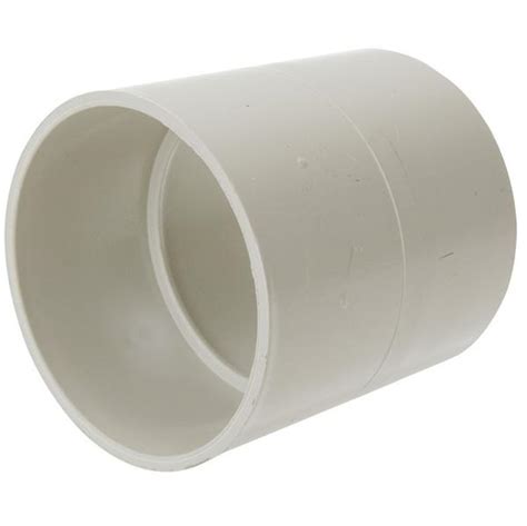 White Pvc 50mm Straight Joints Pool Heating Fittings