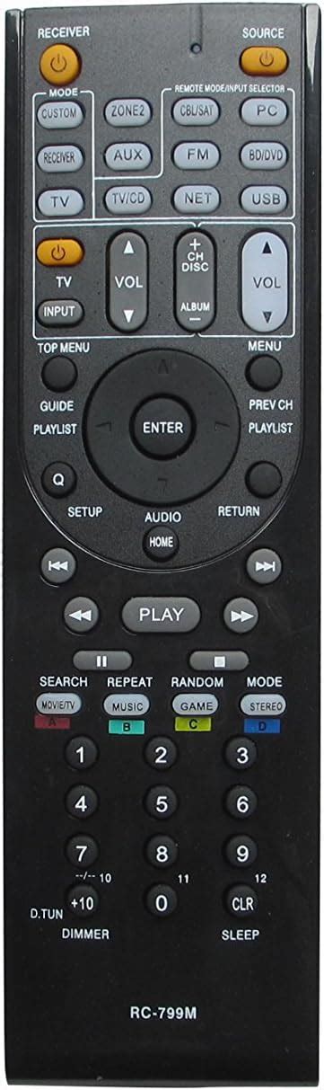 Amazon New General Replacement Remote Control Fit For Onkyo RC