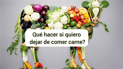 Qué hacer si quiero dejar de comer carne me pueden faltar nutrientes