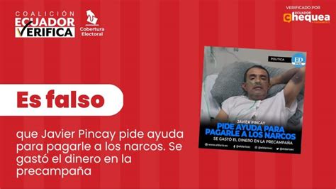 El Candidato Pincay No Pidi Ayuda Para Pagar Dinero A Grupos