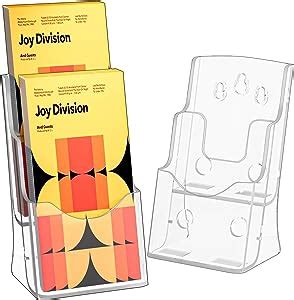 Amazon Danoni Acrylic Brochure Holder X Inch Tier For Flyer