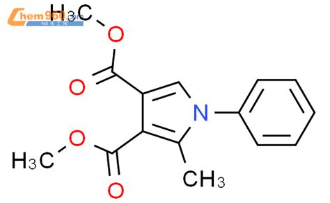 13712 65 7 dimethyl 2 methyl 1 phenylpyrrole 3 4 dicarboxylate化学式结构式