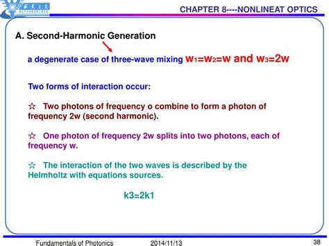 Ppt Chapter 8 Nonlinear Optics Powerpoint Presentation Free Download