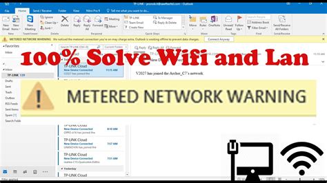 How To Fix Metered Network Warning In Outlook Metered Network