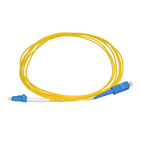 Cabo de fibra de pvc 10 peças sc upc para lc upc 3m simcanal