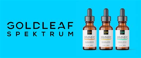 Goldleaf Spektrum Cbd Oil Tinctures Save Up To 30