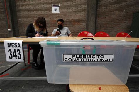 Directo Plebiscito De Votación De La Nueva Constitución De Chile