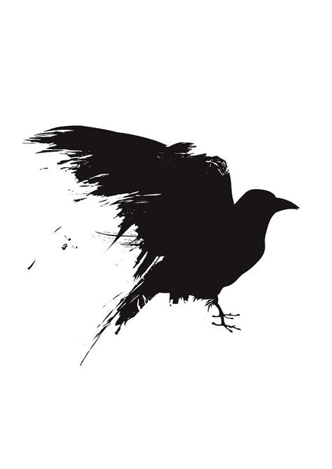 Raven Silhouette Vector at Vectorified.com | Collection of Raven Silhouette Vector free for ...