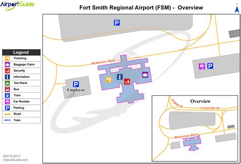 Fort Smith - Fort Smith Regional (FSM) Airport Terminal Maps ...