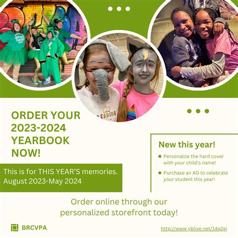 Order Your 2023 2024 Yearbook Today BRCVPA