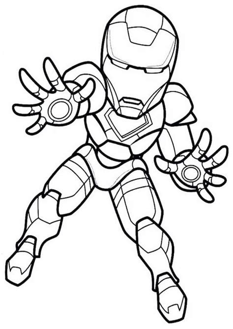 Free And Easy To Print Iron Man Coloring Pages Tulamama