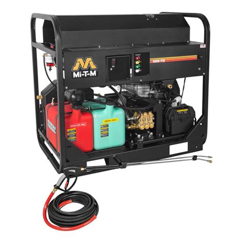 Mi T M HS Series HS 4004 1MAK Gas Fired Hot Water Pressure Washer With Kohler Engine 4 000 PSI
