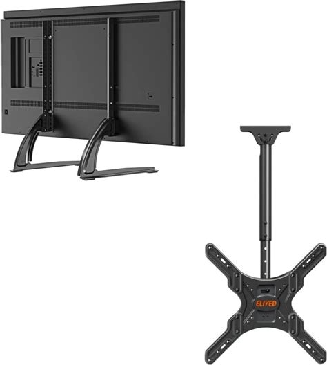 Amazon ELIVED Universal Table Top TV Stand For Most 27 To 55 Inch