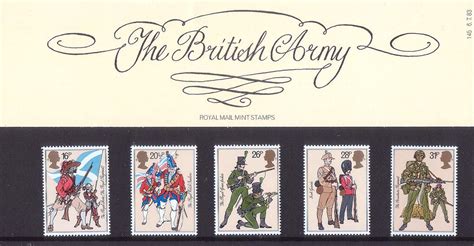 Gb 1983 British Army Stamps Of The World