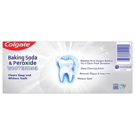 Colgate Baking Soda And Peroxide Whitening Brisk Mint Toothpaste 2 Pk 6 Oz King Soopers