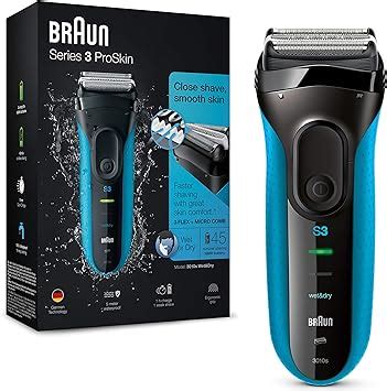 Braun Series 3 Rasoir électrique ProSkin pour hommes humide et sec