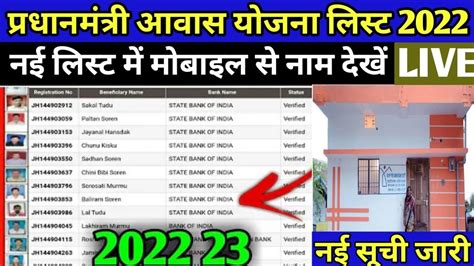 Pmayg Nic In 2022 23 New List Pm Awas Yojana 2022 Pmayg Nic In