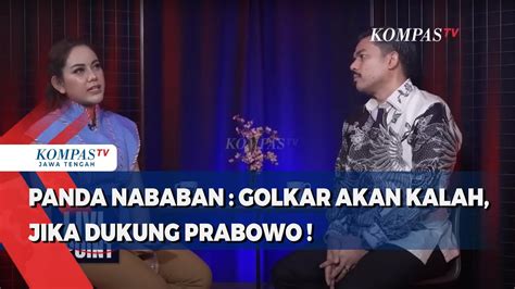 Panda Nababan Golkar Akan Kalah Jika Dukung Prabowo YouTube