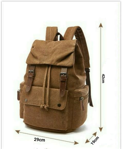 Jual Tas Ransel Tas Ransel Kanvas Tas Bahan Kain Tas Punggung Tas