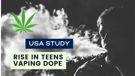 US Study - Vaping marijuana by teens doubles in last seven years ...