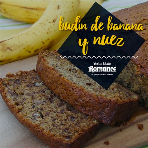 Budín de banana y nuez 4 pasos Blog de Yerba Mate Romance