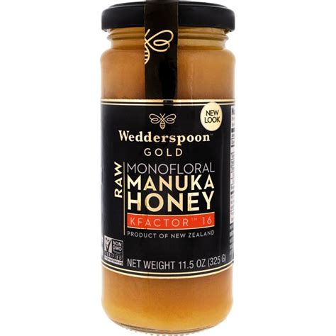 Wedderspoon Raw Monofloral Manuka Honey Kfactor 16 11 5 Oz