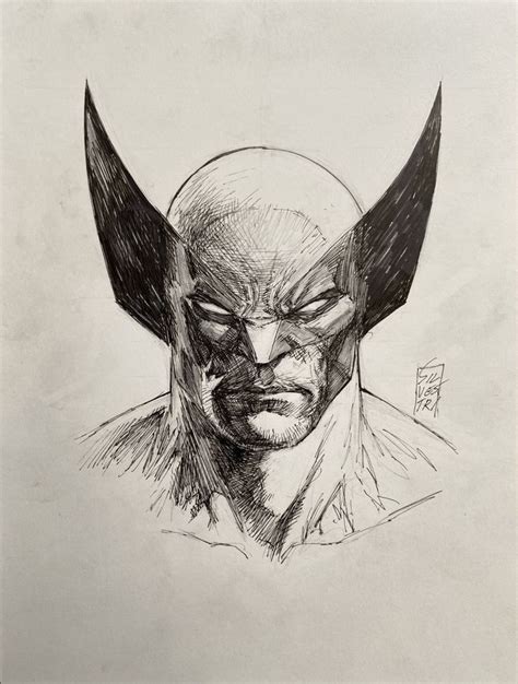 Wolverine By Marc Silvestri Comic Art Wolverine Art Marvel Drawings