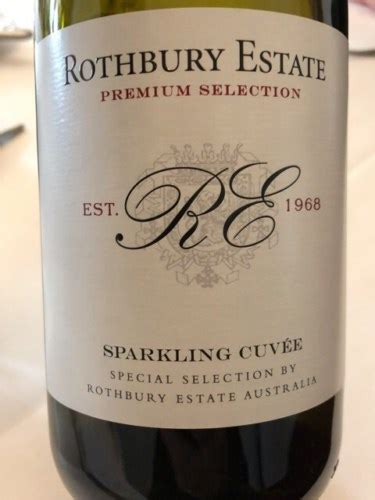 Rothbury Estate Premium Selection Sparkling Cuvée Vivino Australia