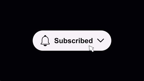 New Youtube Subscribe Button Red Version 16593424 Stock Video At Vecteezy