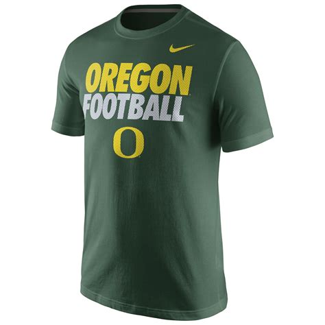 Oregon Ducks Nike Practice T Shirt Green