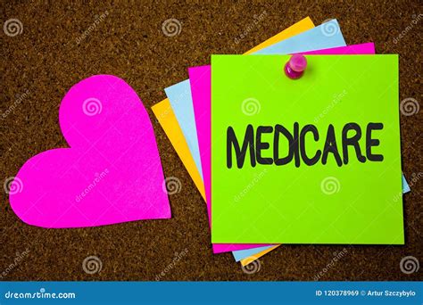 Handwriting Text Writing Medicare Concept Meaning Federal Health