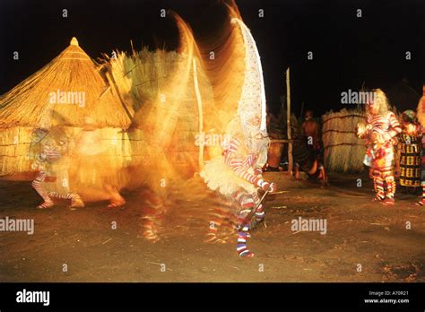 Dancers In Traditional Costumes In Cultural Show At Victoria Falls