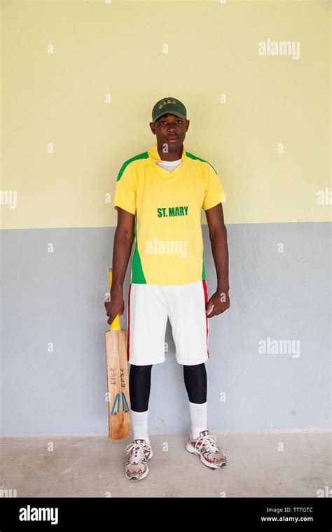 Cricket Player Holding Cricket Bat Hi Res Stock Photography And Images