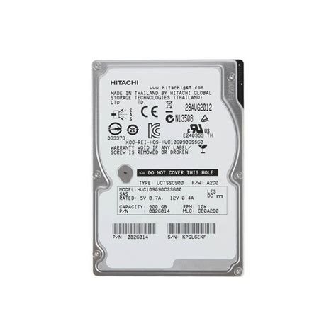 Hard Disk Server SH HGST Ultrastar HUC109090CSS600 900GB 10K RPM SAS