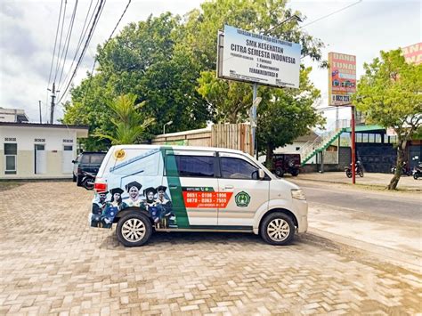 Dengan Prokes Unjaya Hadir Di Smk Kesehatan Citra Semesta Indonesia