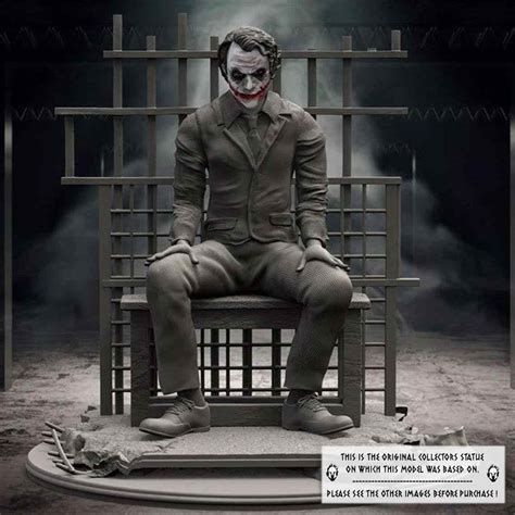 Joker In Prison Statue Stl Files For D Print D Kiee Shop