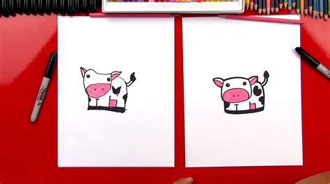 How To Draw A Cow Art For Kids Hub | Images and Photos finder