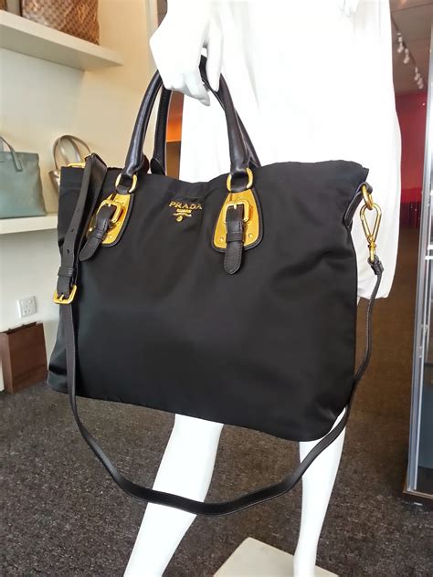 Eiffel Collection Branded Bagzz Prada Tessuto Nylon Black Bn1902 2