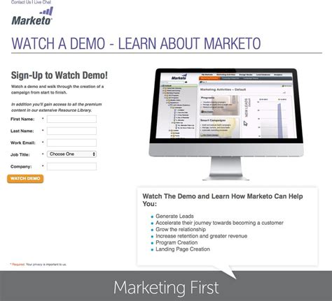 8 Ways Marketo Uses Landing Pages To Drive Leads And Sales