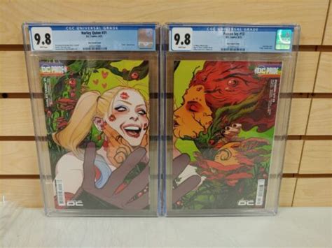 Harley Quinn 31 Poison Ivy 13 CGC 9 8 Claire Roe Connecting Cover