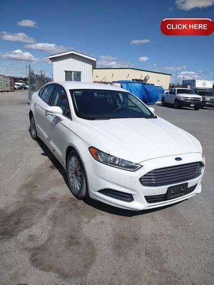 2016 Ford Fusion Hybrid Se Sedan Rideau Auctions