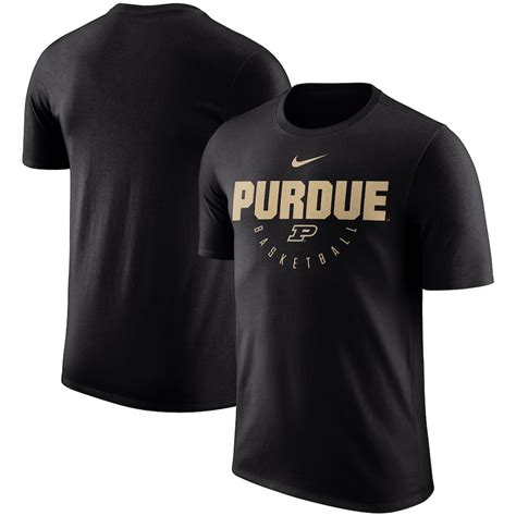 Nike Purdue Boilermakers Black Basketball Key Legend T Shirt