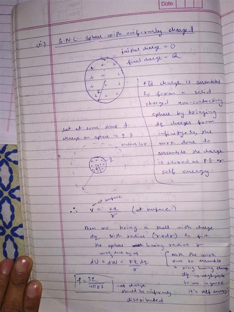 Two Insulated Charged Spheres Of Radii Cm And Cm Respectively And