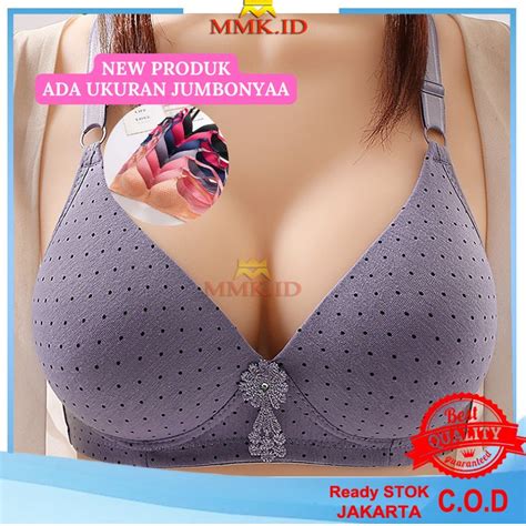 Jual Bra Big Size Wanita Premium Bh Jumbo Busa Tanpa Kawat Import