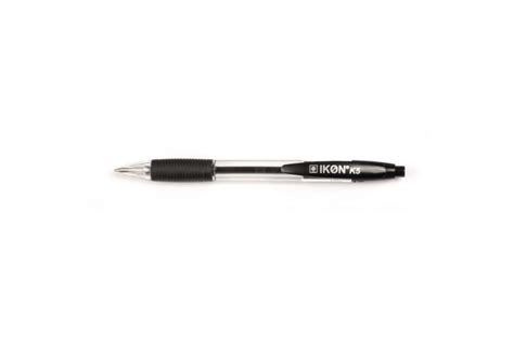 Retractable Ball Pen Black Pk10