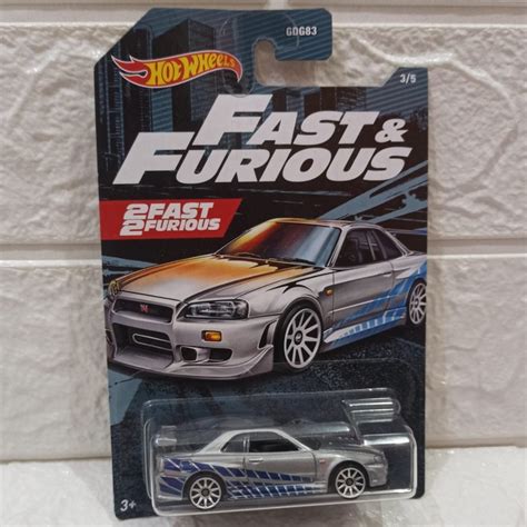 Hot WHEELS NISSAN SKYLINE GT R R GTR FAST AND FURIOUS NEW ARIVAL Shopee Philippines