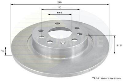 For Opel Vectra C Gts L Comline Rear Coated Brake Discs Adc Ebay