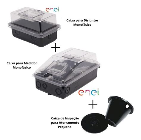 Kit De Caixas Padrão Monofásico Enel Caixa De Aterramento